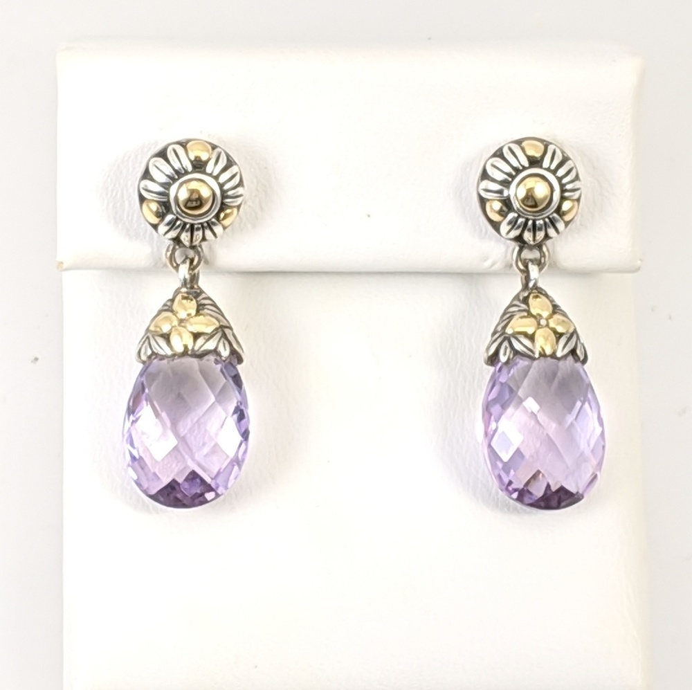 Sterling silver Amethyst earrings